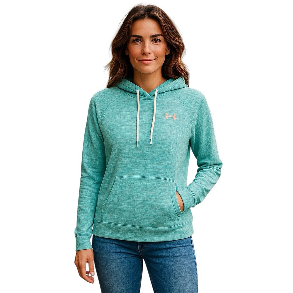 Under Armour Women's L/S Shirt Top Light Hoodie Pullover Size Small Gym Casual